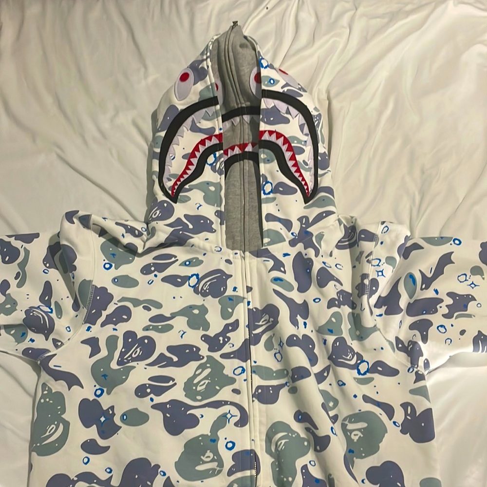 Authentic Bape double hoodie